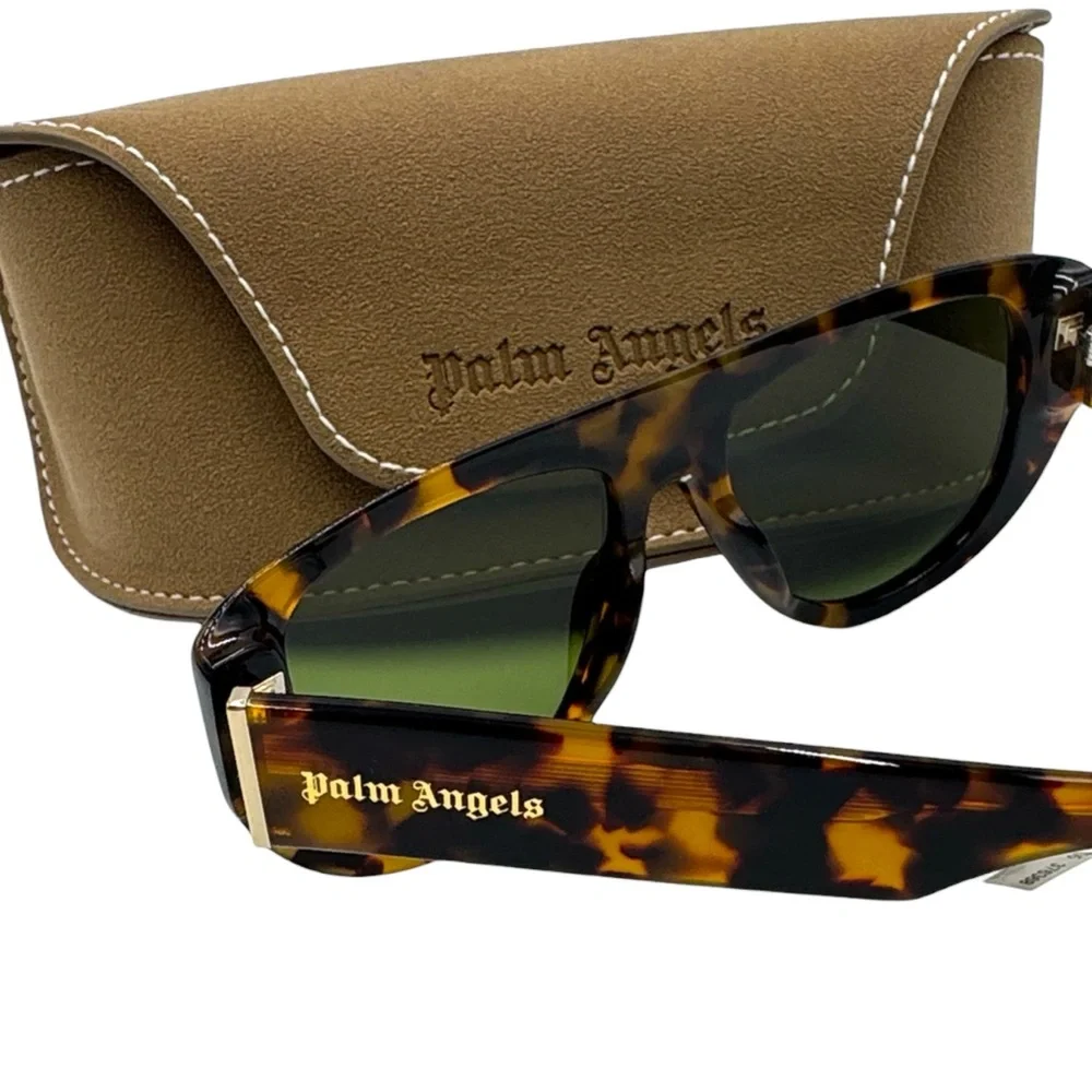 Palm Angels Joshua Sunglasses - Havana Brown / Green - PERI105 6055 - Unisex